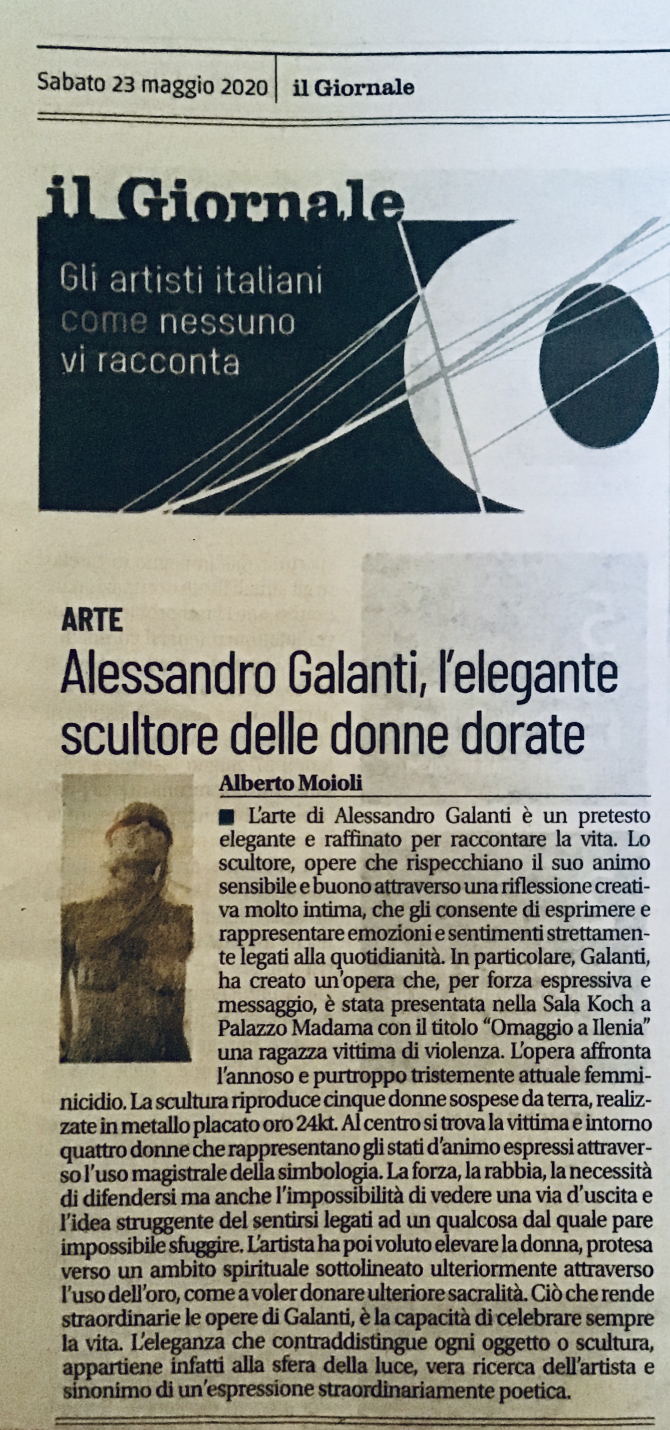 Alessandro Galanti Su IL GIORNALE off 